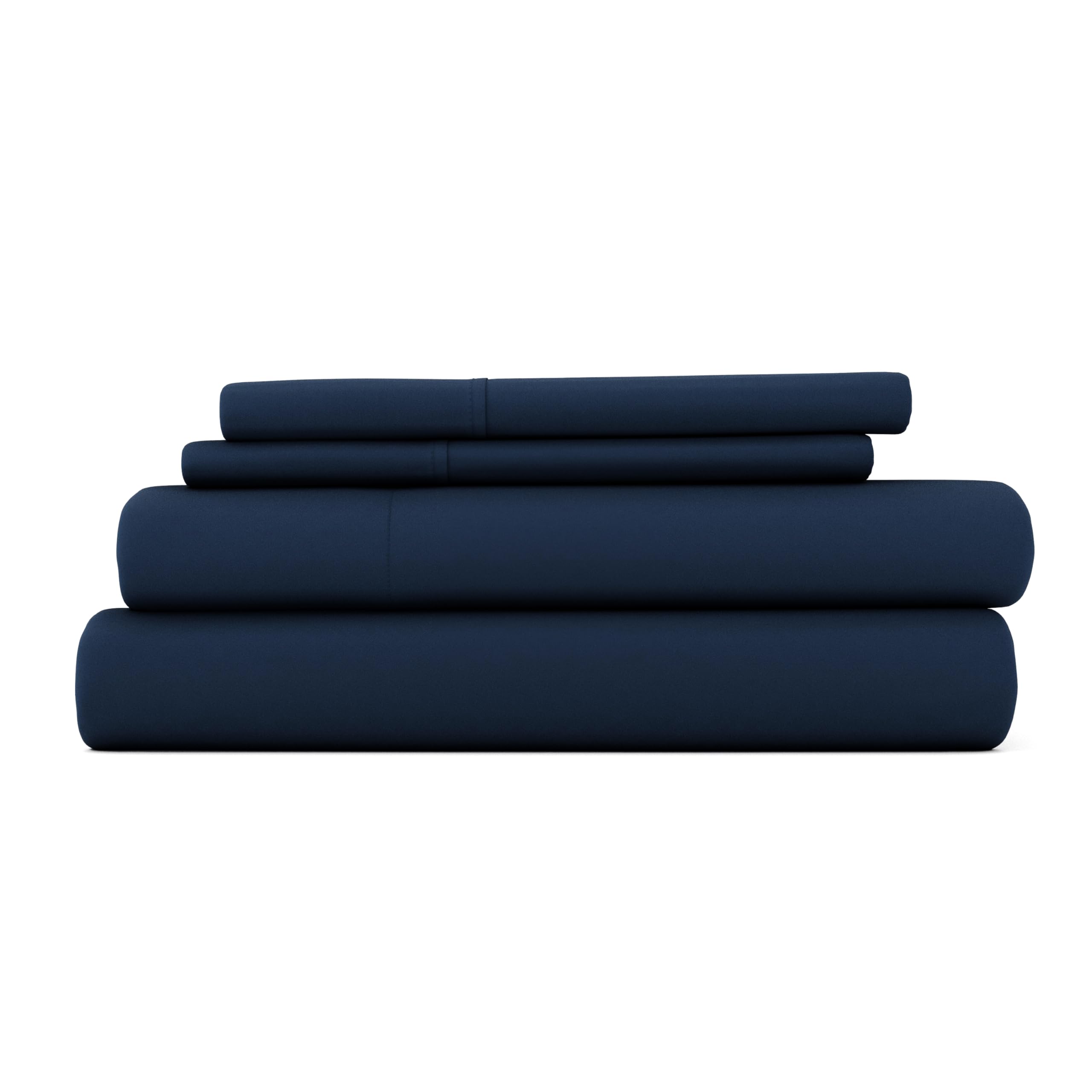 Linen Market Bed Sheets For King Size Bed (Navy) - Sleep Better Than Ever With These Soft And Cooling King Sheets - Deep Pocket