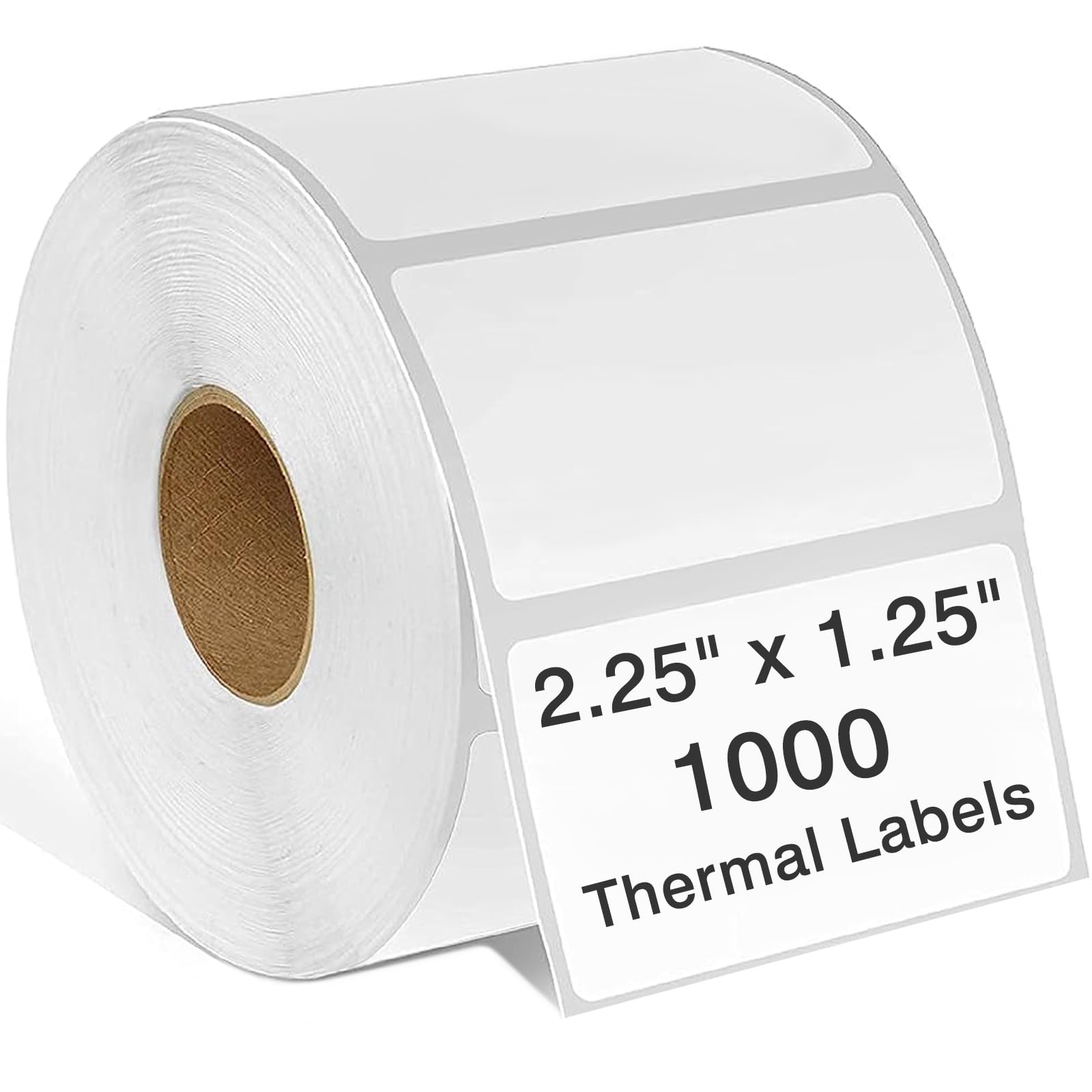 Thermal Labels 2-1/4 X 1-1/4, Adhesive Label Stickers 1000 Printer Papers For Barcode, Fnsku, Mailing, Shipping, Compatible With