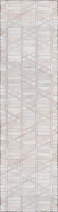 Dalyn Rugs Stetson Patchwork Faux Cowhide Ss4 Linen 2'3" X 12'