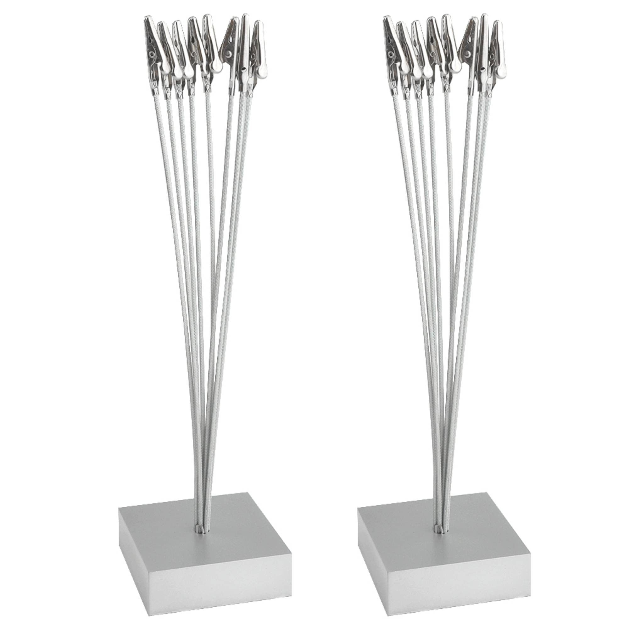 Xinmeiwen 2Pack 8-Branch Tree Style Memo Photo Holder Clip Table Number Holder For Memo Photo Christmas Wedding Card Display
