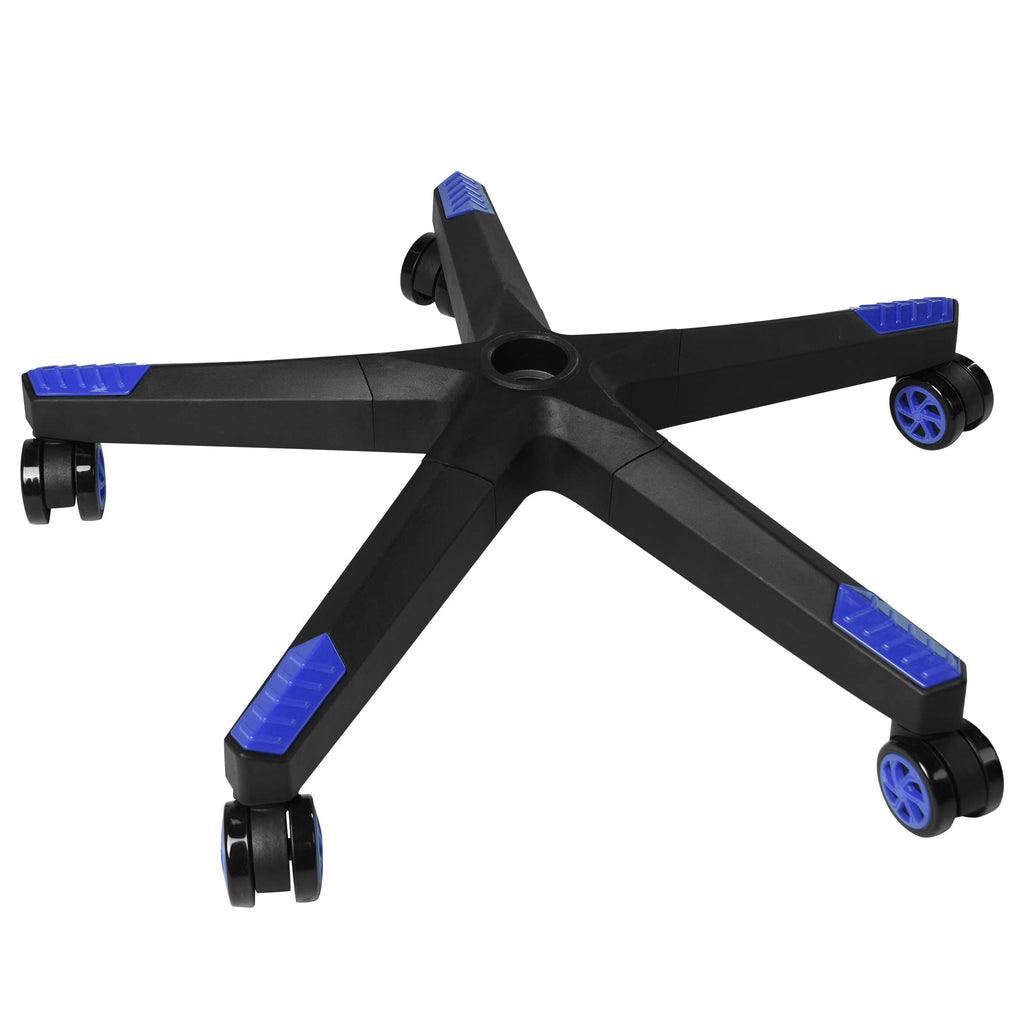 Frassie 28 Inch Heavy Duty Nylon Gaming Office Chair Base Replacement Part With 5 Casters