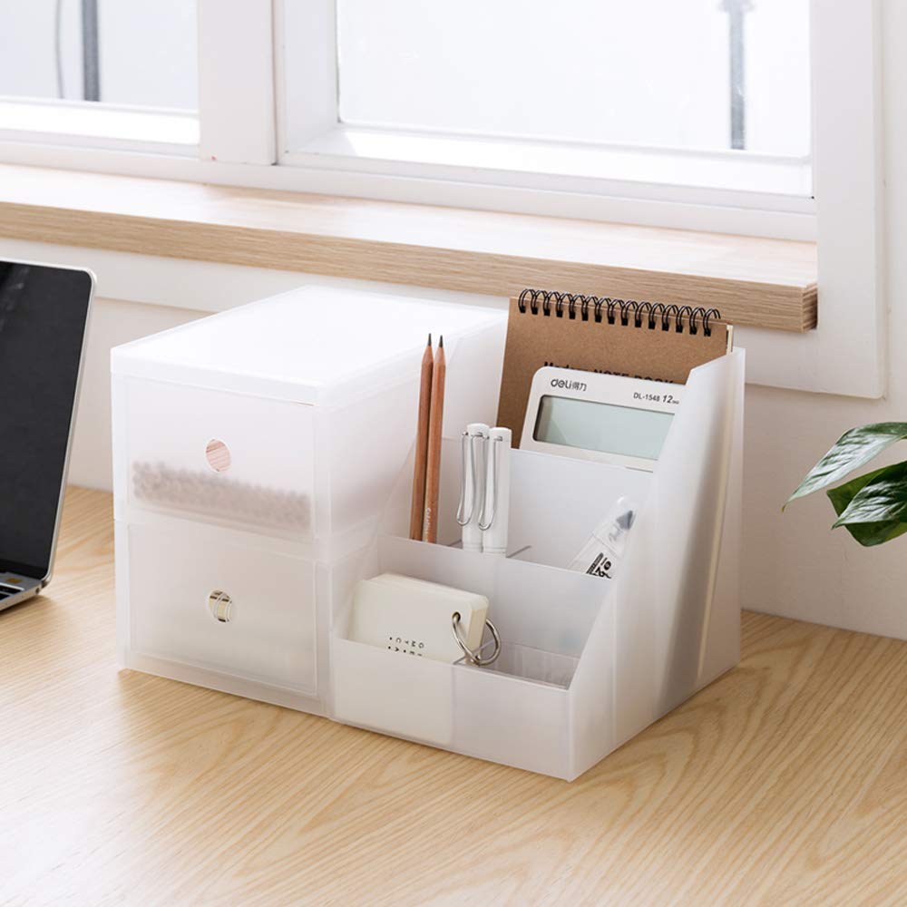 Poeland Multifunctional Desktop Management Organizer Makeup Storage Box Collection