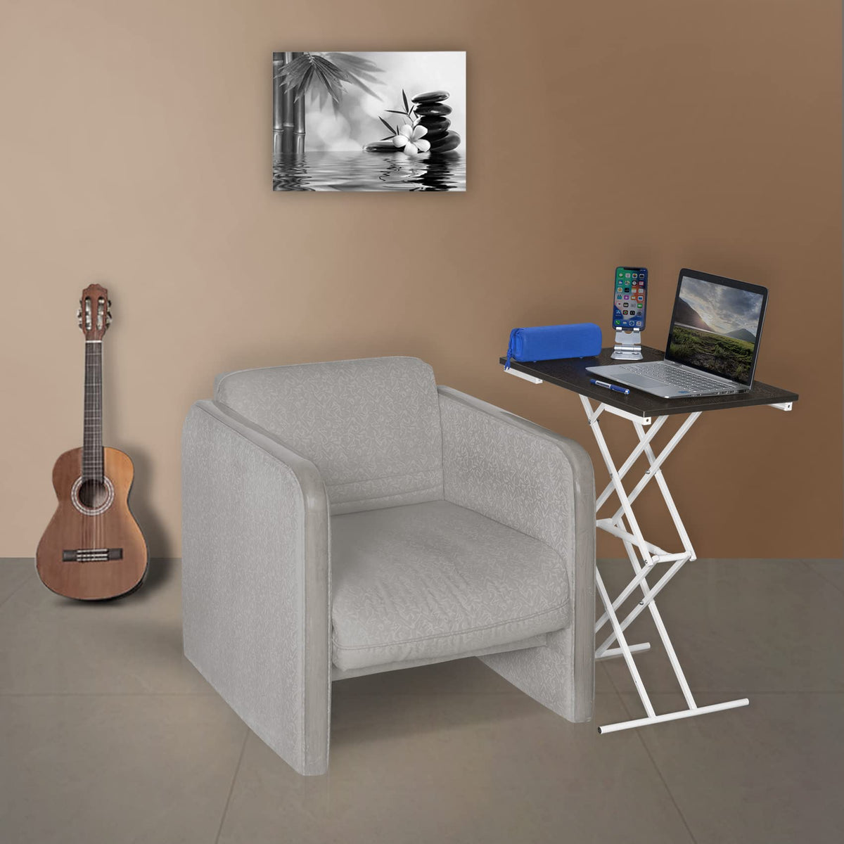 Delite Kom Sky Engineered Wood Study Table Finish Color Flowery Wenge ...