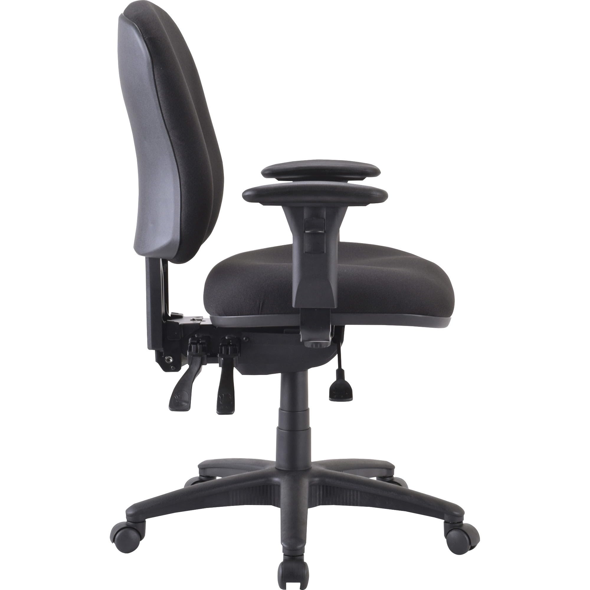 Lorell Accord Mid-Back Task Chair, Black