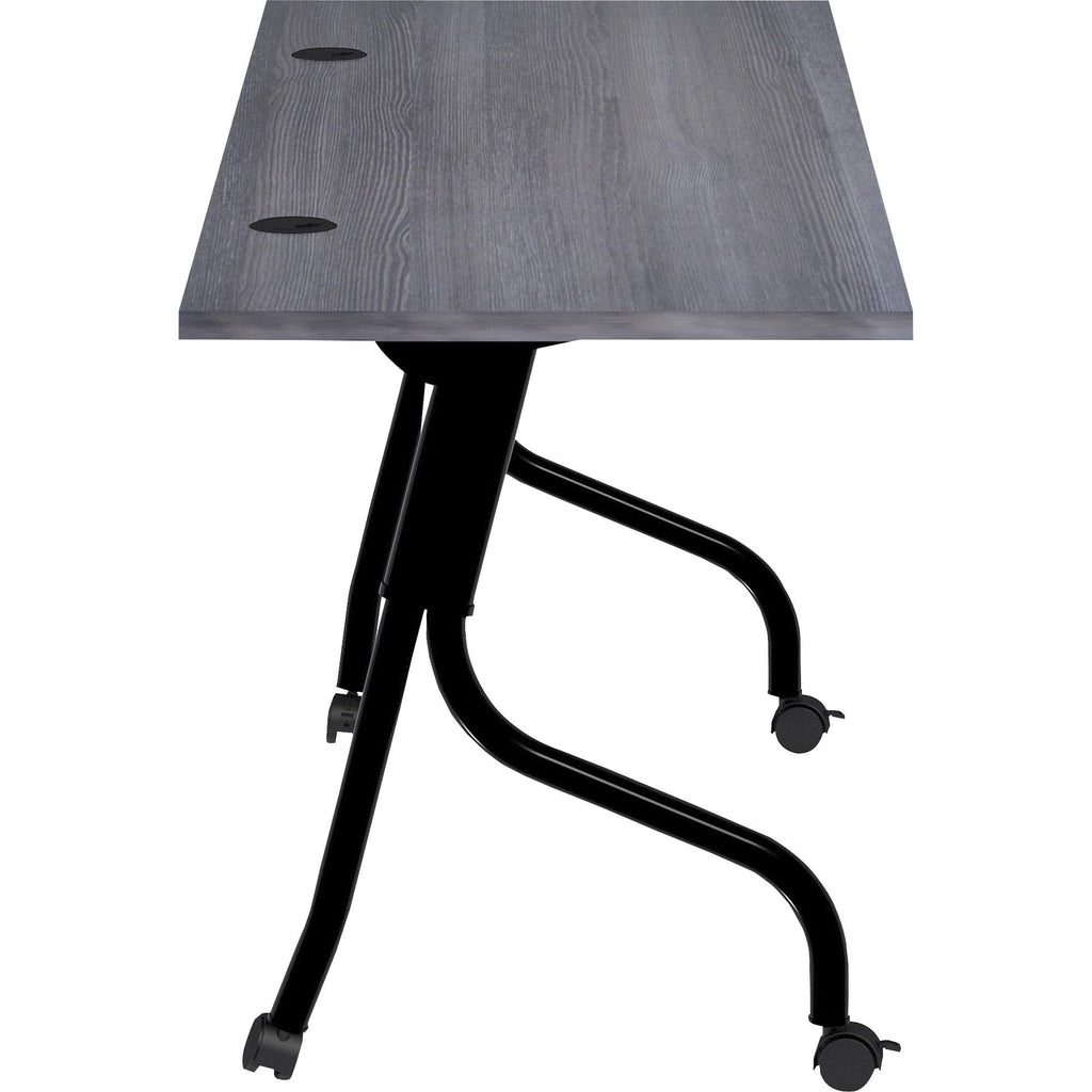 Lorell, LLR59488, Charcoal Flip Top Training Table, 1 Each
