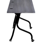 Lorell, LLR59488, Charcoal Flip Top Training Table, 1 Each