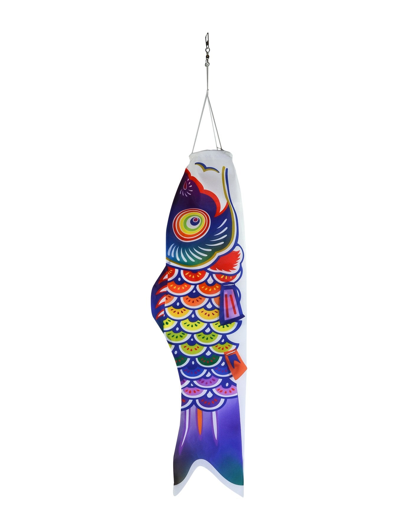 In the Breeze 5048 Spectrum Koi Fishsock - Colorful Rainbow Koi Fish Windsock - 24-Inches, 2-Feet