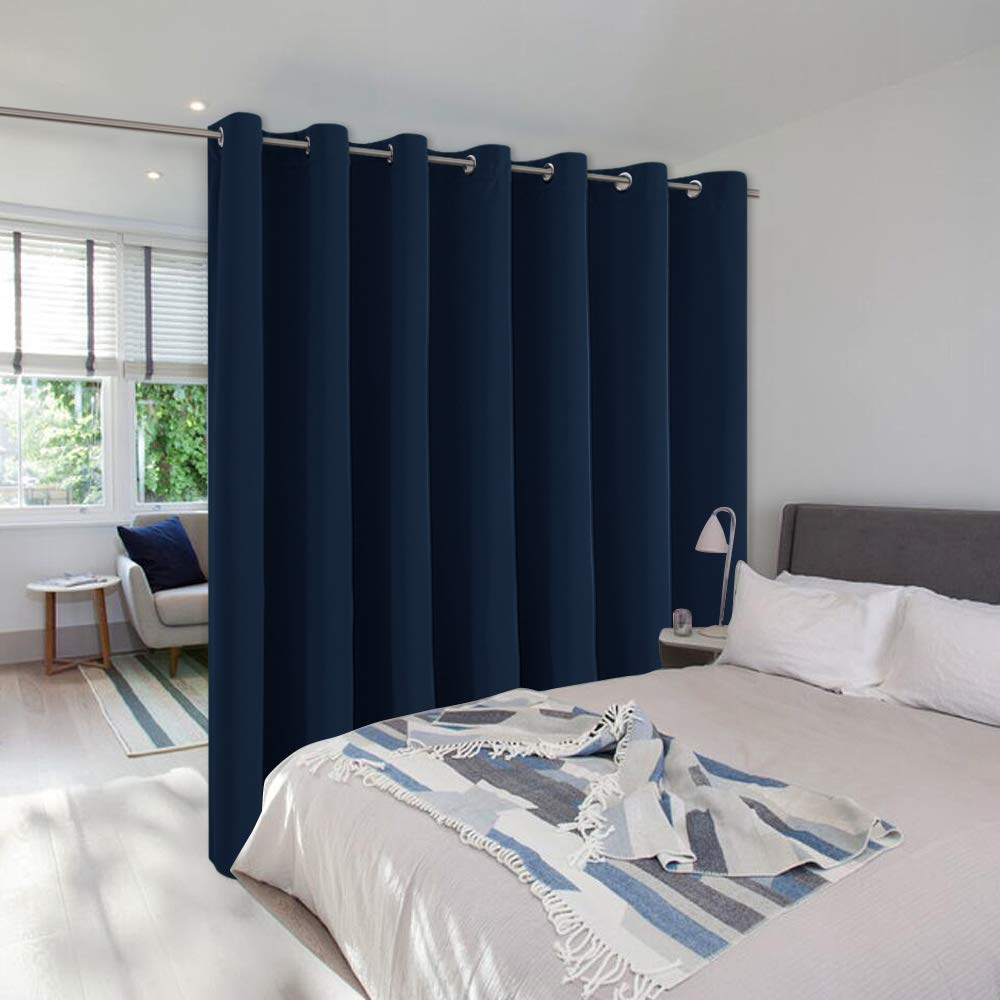 Nicetown Room Divider Heavy Curtain Screen Partitions, Privacy Vertical Blinds For Patio Sling Door, Blackout Window Curtain, Ex