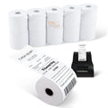 Tk Thermal King (10 Rolls) 2 1/4' 165' Feet Thermal Paper Cash Register Pos Receipt, Fits All Credit Card Terminal Great For Ca