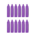 ladyrobyn Box of 12 Purple Candles | 4 inches Tall & 3/4 inch Diameter | Witchcraft Supplies for Your Personal Wiccan Altar, Spe