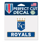 Kansas City Royals Decal 4.5X5.75 Perfect Cut Color - Special Order