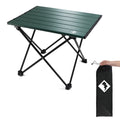 VILLEY Portable Camping Side Table, Ultralight Aluminum Folding Beach Table with Carry Bag for Outdoor Cooking, Picnic, Camp, Bo