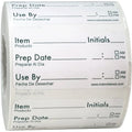 Writable Food Rotation Labels Prep Date Use By Permanment Adhesive 1 X 2 Inch 500 Total Stickers