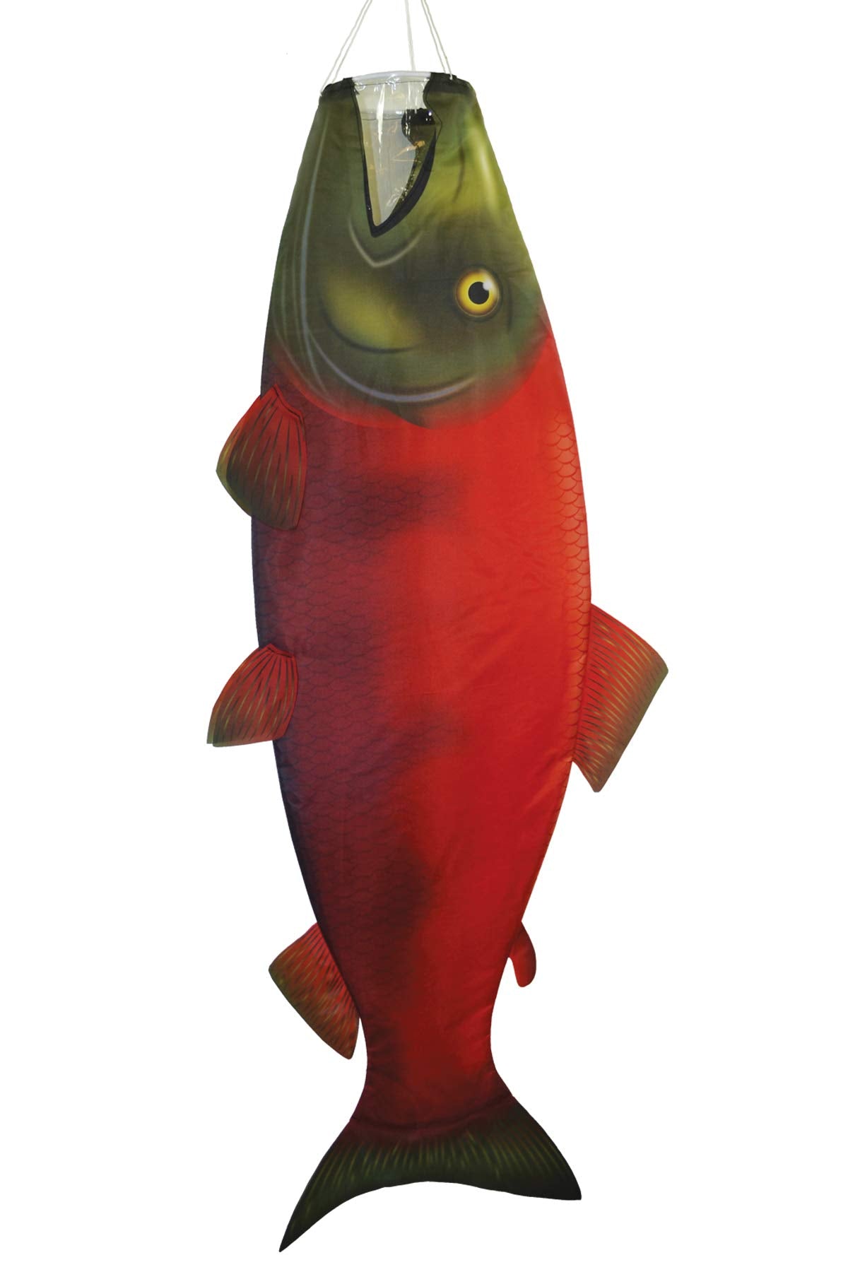 In The Breeze 5118 - Sockeye Salmon Fish Windsock-Hanging Outdoor Decoration, 48 Inches