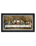 DECORARTS - The Last Supper by Leonardo Da Vinci Giclee Reproducation, Giclee Prints Acid Free Cotton Canvas with Matching Black