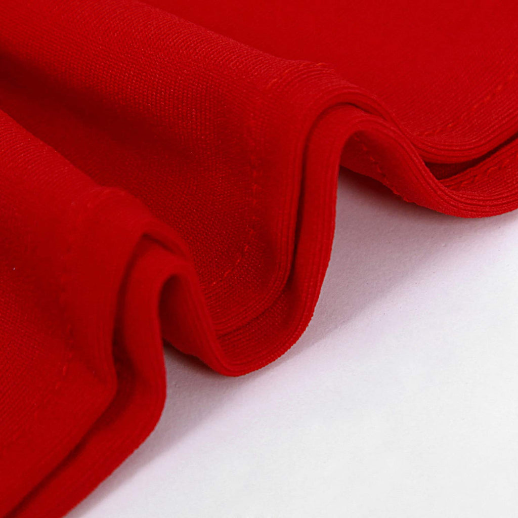 Peomeise 25Pcs Red Spandex Chair Sashes With Buckle Slider For Wedding, Party Decoration