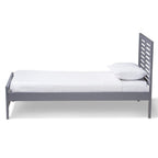 Baxton Studio Sedona Modern Classic Mission Style Grey-Finished Wood Twin Platform Bed