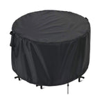 Kingling Patio Furniture Covers, 54 Inch Round Patio Table Cover For Outdoor Furniture, Heavy Duty Waterproof Patio Table And Ch