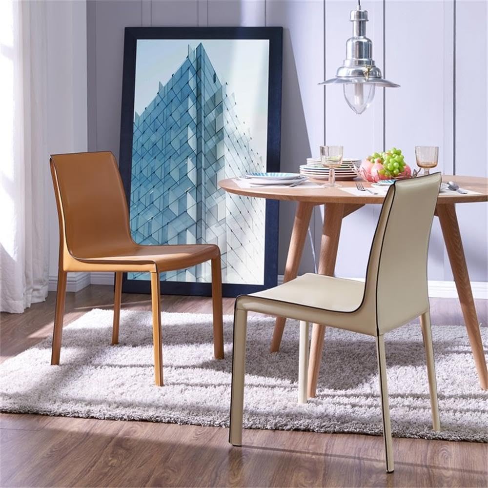 New Pacific Direct Gervin Recycled Leather Chair - Thumbnail 2