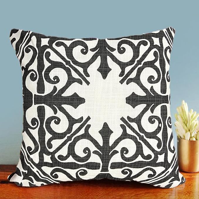Sajavat Home Cotton Printed Cushion Cover 22X22 Inches Multicolor (Pack Of 1)