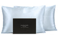 Fishers Finery 30Mm 100% Pure Mulberry Silk Pillowcase Set, Good Housekeeping Quality Tested (Blue, Standard, 2 Pack)