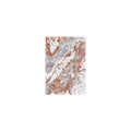 SAFAVIEH Horizon Shag Collection Accent Rug - 3 x 5, Grey & Rust, Non-Shedding & Easy Care, 2-inch Thick Ideal for High Traffi