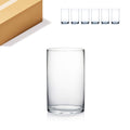 WGV Cylinder Vase Bulk, Width 6'', Height 10'', Clear Glass Container Terrarium Candle Holder for Wedding Centerpiece, Party Eve