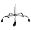 Frassie 28 Inch Office Chair Metal Base Replacement Heavy Duty Computer Chair Base Part With 5 Casters 1 Gas Lift Cylinder (Silv