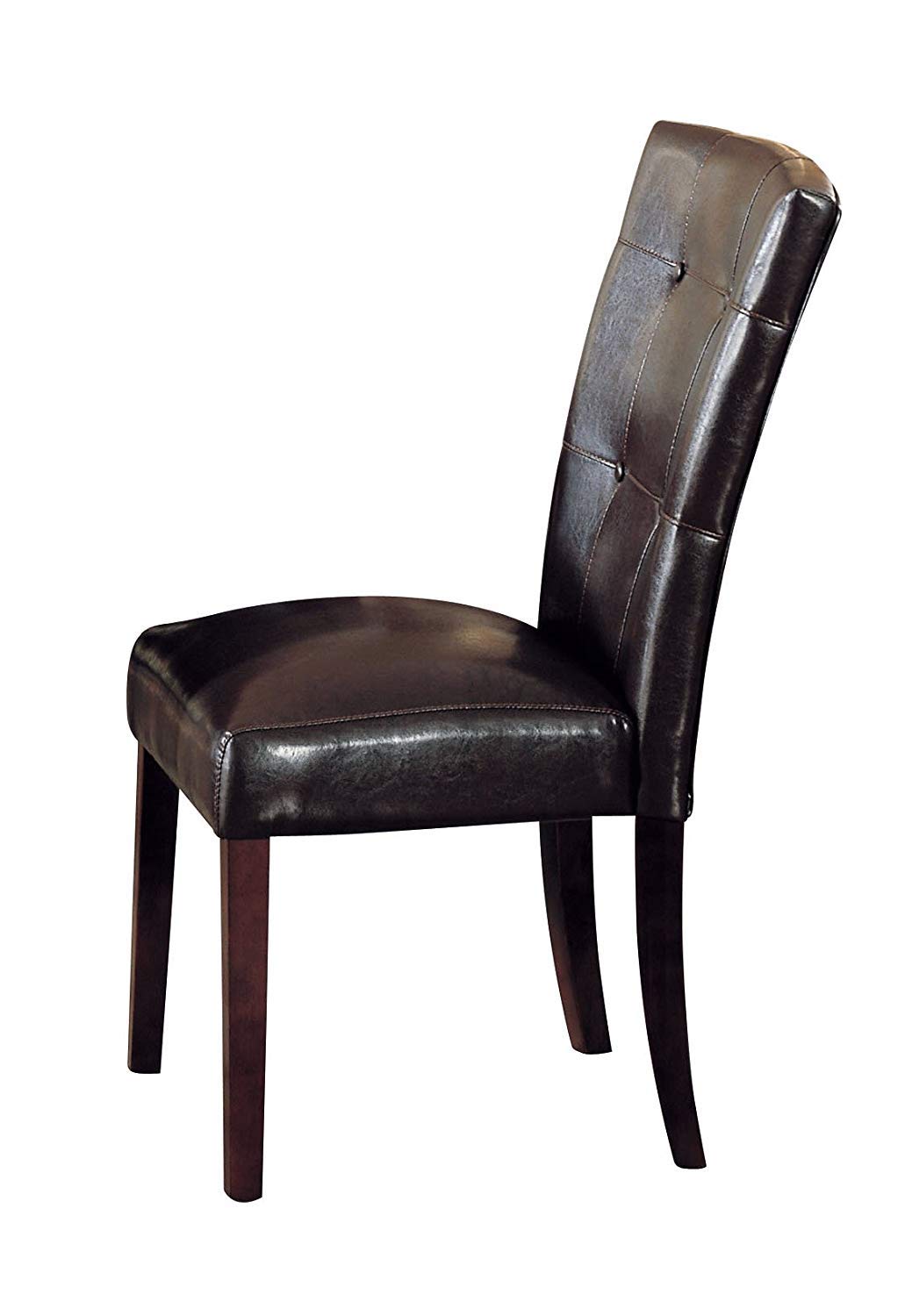 ACME 0 Set of 2 Dining Side Chair, 40Inch Height, Brown