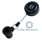 Ez Pen Retractable Pen Reel For Nurses, Teachers, Waitresses, Carpenters, Construction Workers, Contractors & Pros (Non-Stop Blu