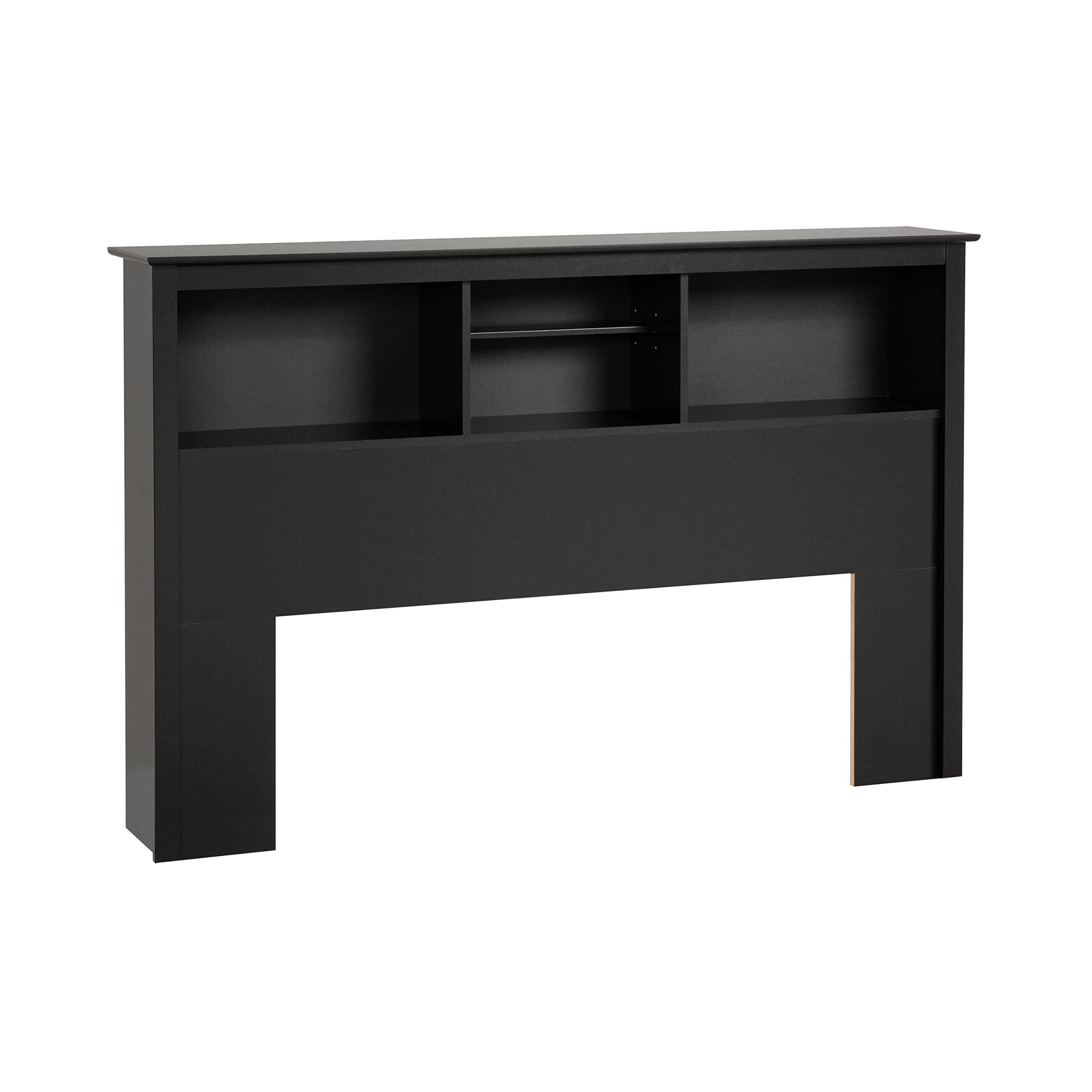 Prepac null Freestanding FullQueen Headboard with Bookcase, Bookcase Style Headboard for FullQueen Size Beds 11 D x 6575 W x 43 