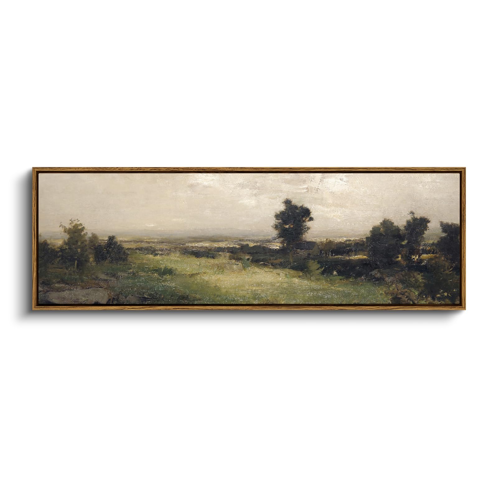 InSimSea Extra Large Framed Vintage Wall Art, Living Room Country Farmhouse Decor, Wilderness Landscape Paintings, Canvas Prints