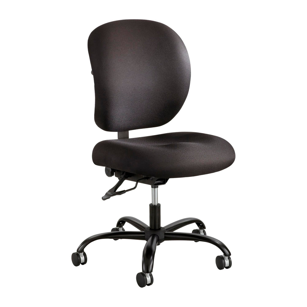 Safco Products 3391BL Alday 24-7 Task Chair (Optional arms Sold Separately), Black