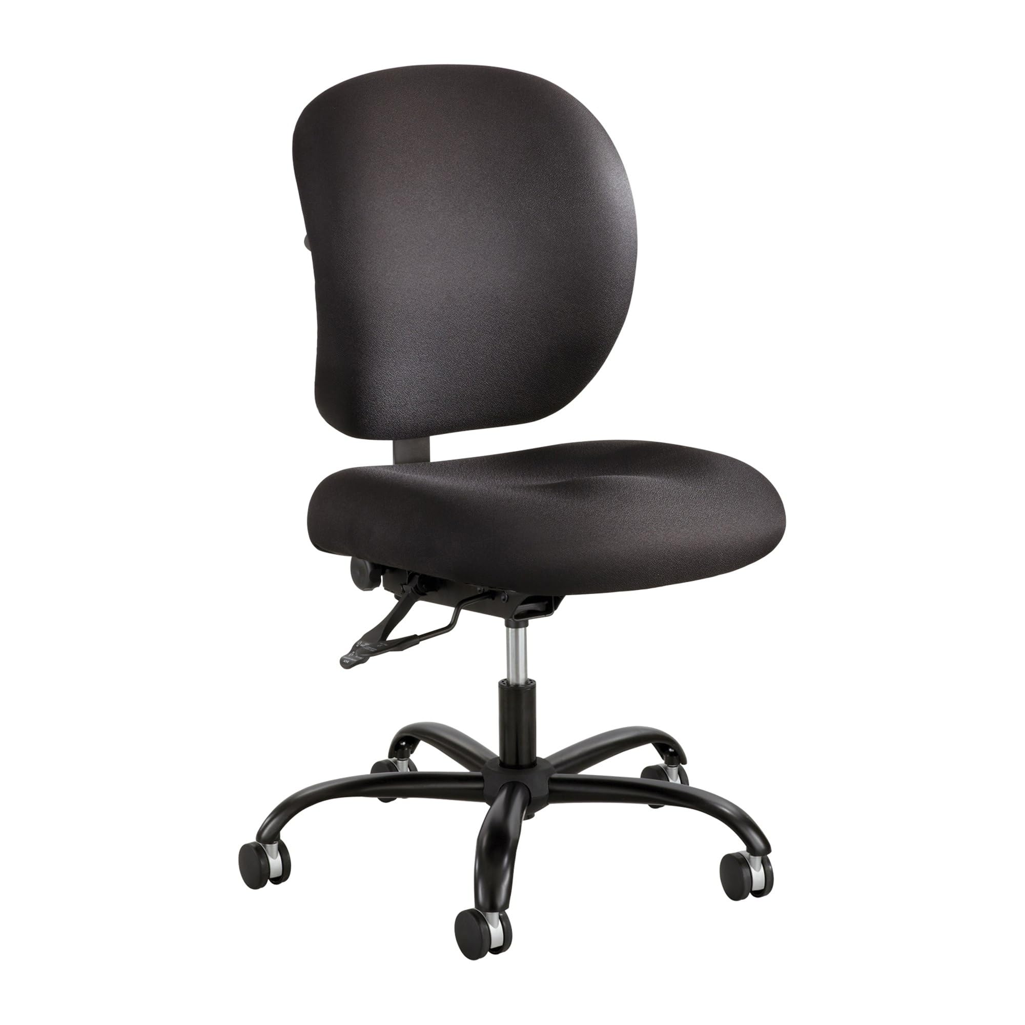 Safco Products 3391BL Alday 24-7 Task Chair (Optional arms Sold Separately), Black