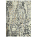 Rizzy Home Alora Decor Radiant 8' X 10' Abstract Beige/Ivory/Gray Hybrid Area Rug
