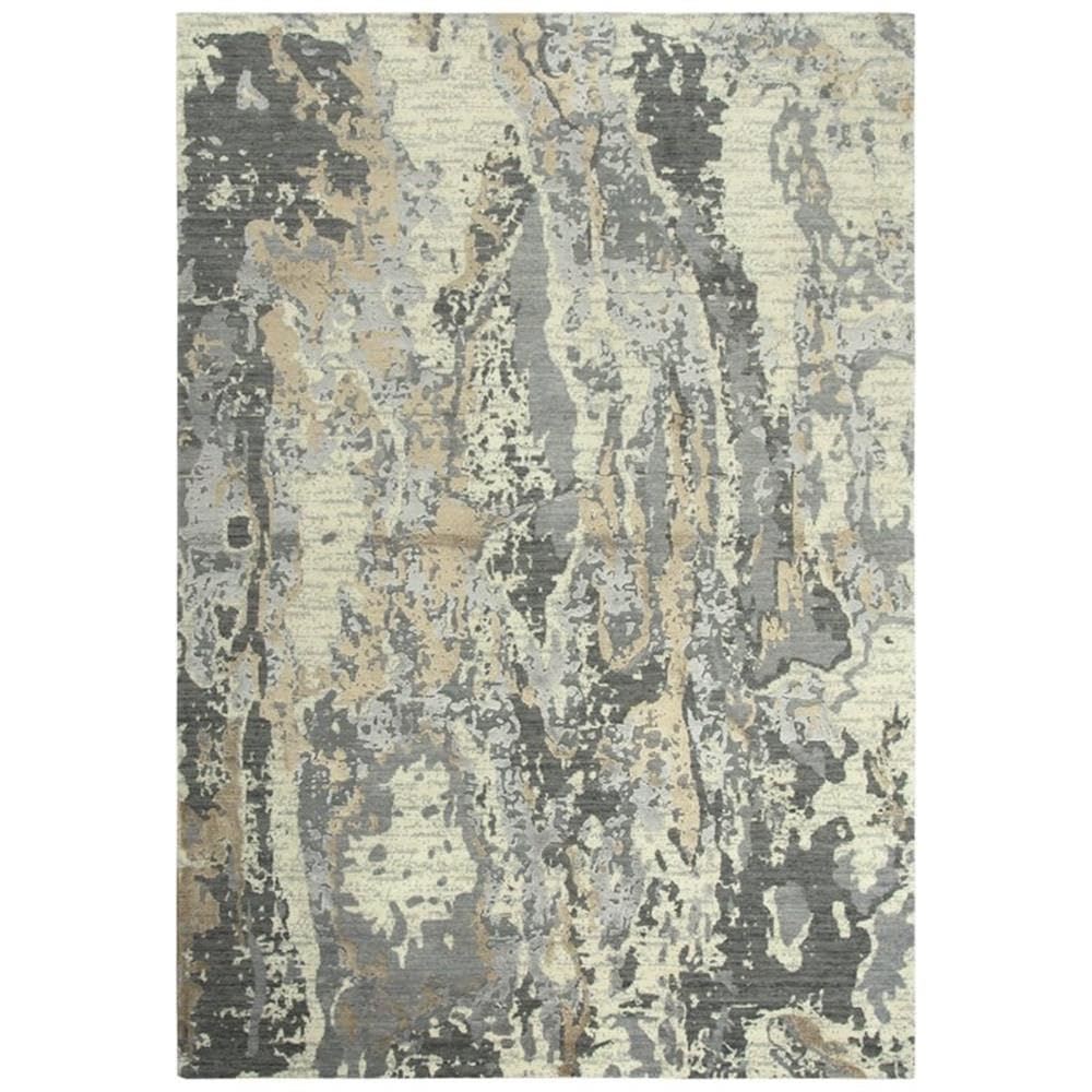 Rizzy Home Alora Decor Radiant 8' X 10' Abstract Beige/Ivory/Gray Hybrid Area Rug