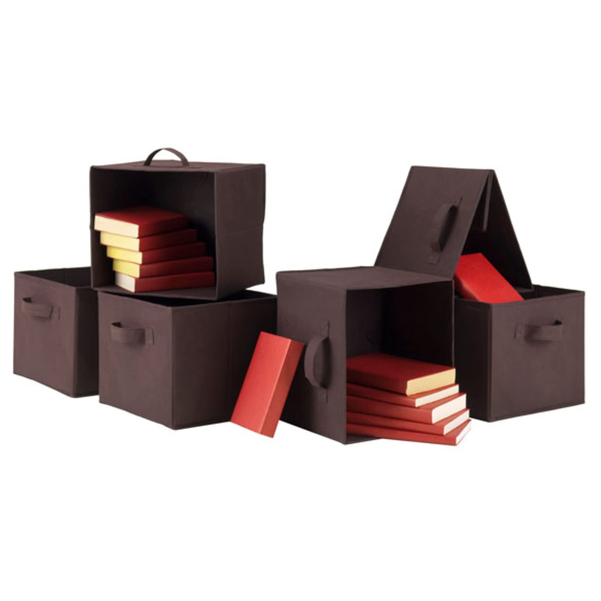 Ergode Wood Capri Folding Baskets - Set of 4 (38622-VV)