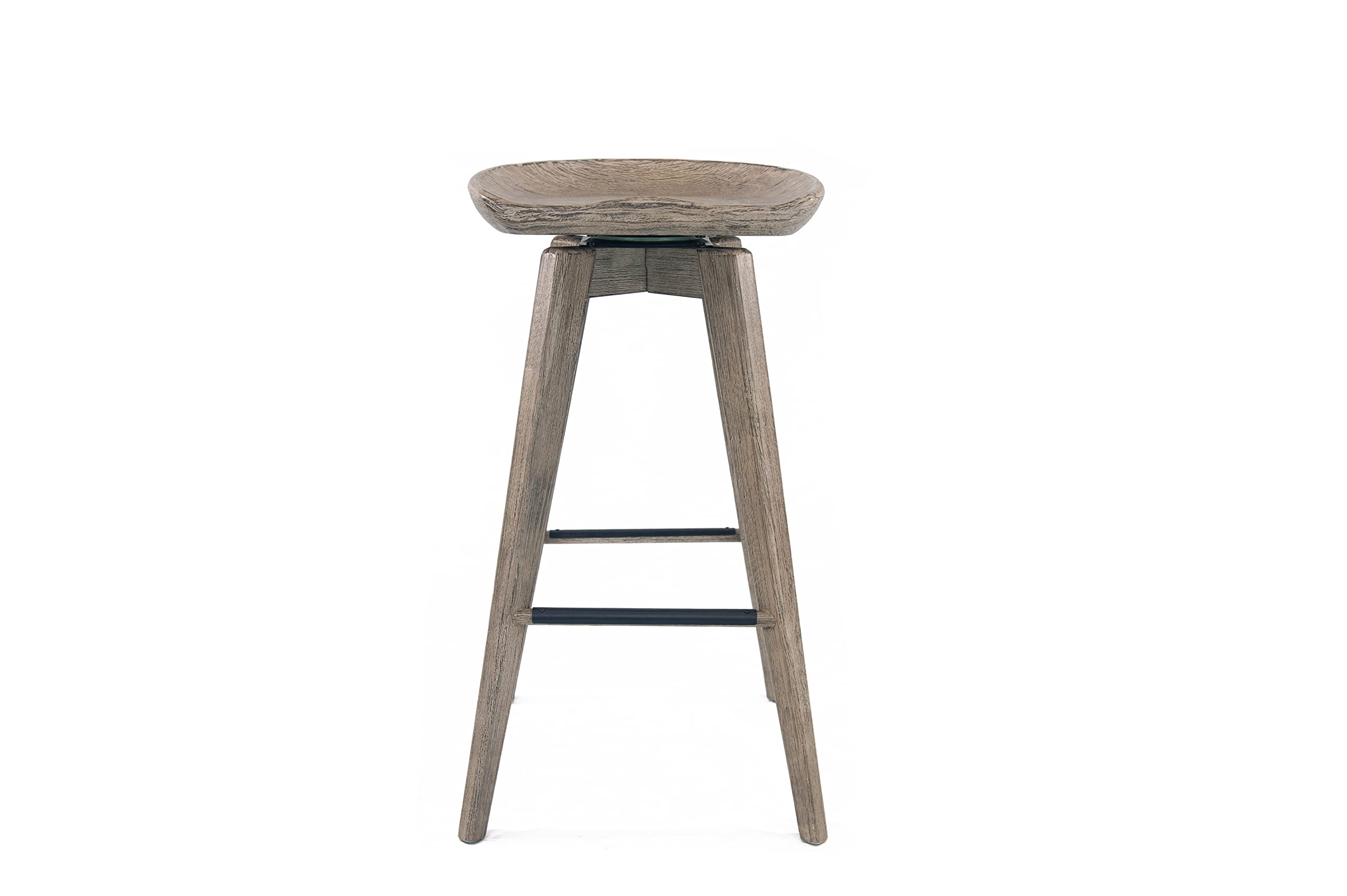 Boraam Bali Counter Height Swivel Stool, 24-Inch, Cappuccino