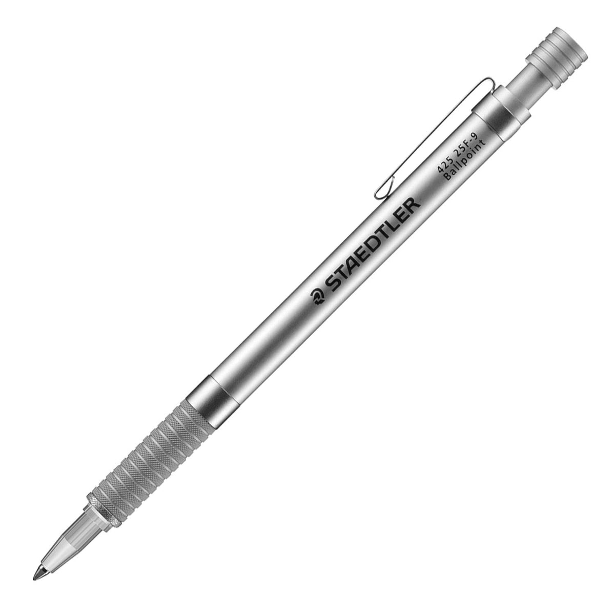 Staedtler 425 25F-9 Ballpoint Pen, Oil-Based, Silver Series, 0.03 Inches (0.8 Mm), 1 Piece