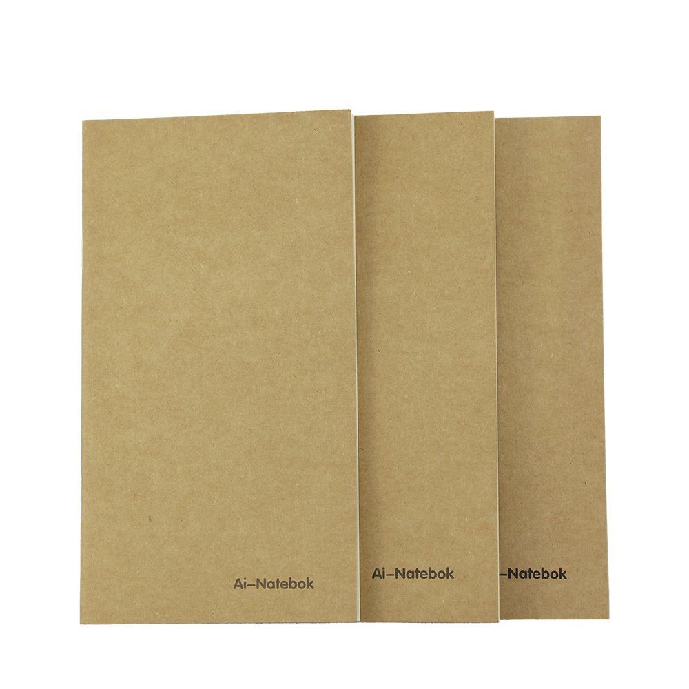 Travelers Notebook Inserts Lined Paper, Refill For Travel Journal, 7.5 X4 Inch - Set Of 3-240 Pages, Supply By Ai-Natebok
