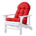 Enipate Weather Resistant Cushions For Adirondack Chair High Back Rocking Chair Cushion Indoor Outdoor Patio Tufted Lounge Cushi