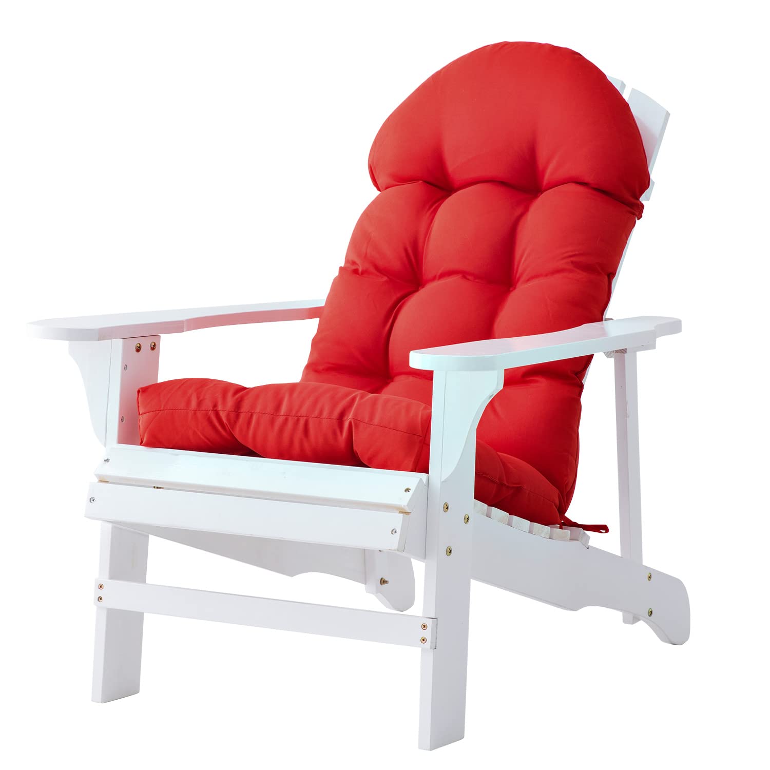 Enipate Weather Resistant Cushions For Adirondack Chair High Back Rocking Chair Cushion Indoor Outdoor Patio Tufted Lounge Cushi