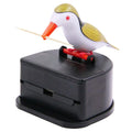 Jucaifu Little bird toothpick dispenser, creative push-type toothpick bird dispenser, toothpick holder. (gold)