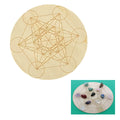7.8 Wooden Crystal Grid Sacred Geometry Meditations Cube Witchcraft?Decor Positive Energy Decor