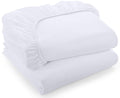 Utopia Bedding Twin Xl Fitted Sheets - Bulk Pack Of 2 Bottom Sheets - Soft Brushed Microfiber - Deep Pockets - Shrinkage & Fade