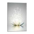 Lotus Floral Canvas Prints Art for Zen Office Decor Wall Art Meditation Pictures Modern Artwork Painting Framed Ready to Hang(20
