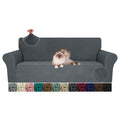 Jiviner 2024 Newest Sofa Slipcovers, Stretch 1 Piece Couch Covers For 3 Cushion Couch Jacquard Washable Sofa Covers With Elastic