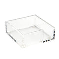 Russell+Hazel Acrylic Sticky Notes Bloc Tray, Home And Work Office Organization, 4    W X 4    L X 1.5    H, 1 Count