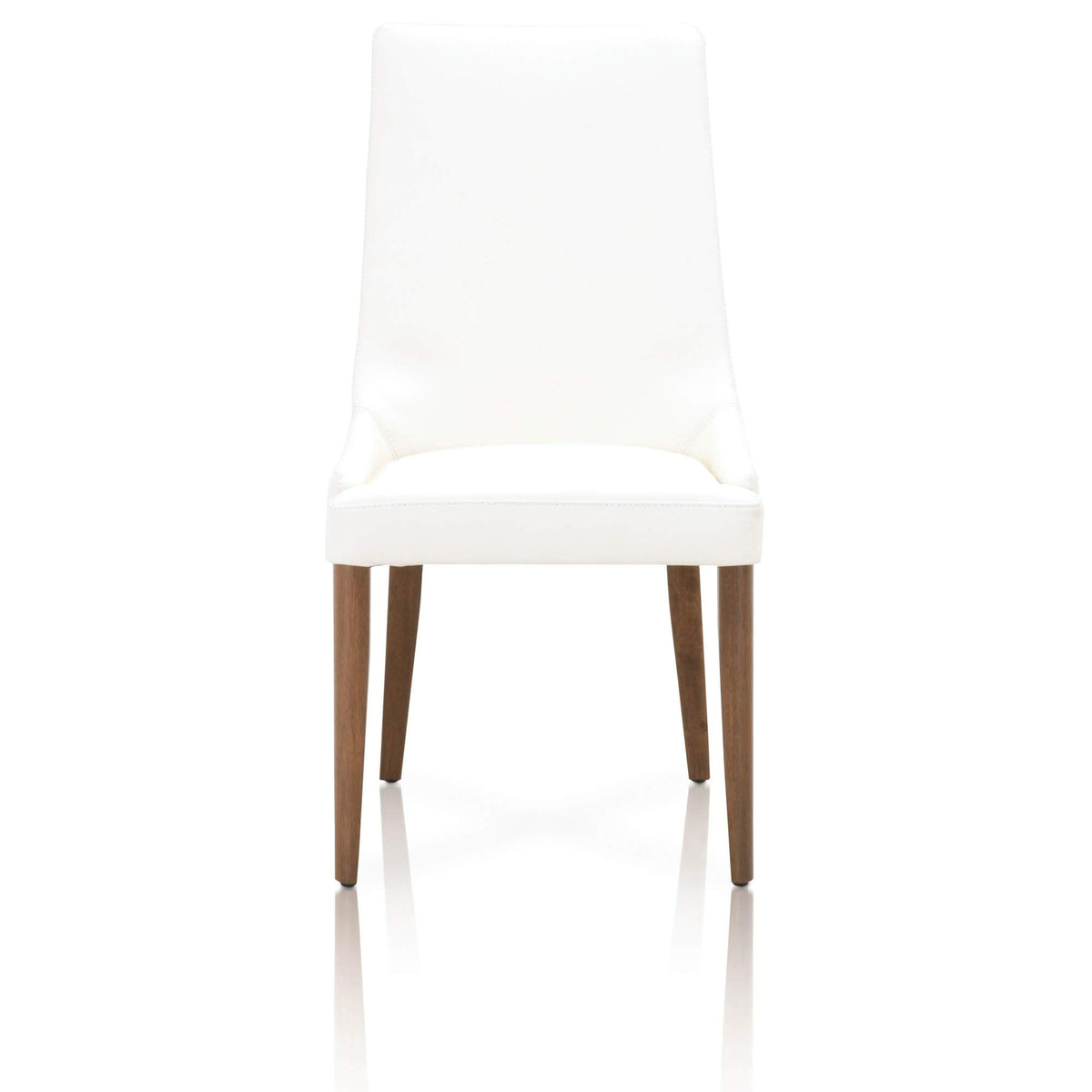 Star International Furniture Aurora Dining Chair Alabaster White, Walnut