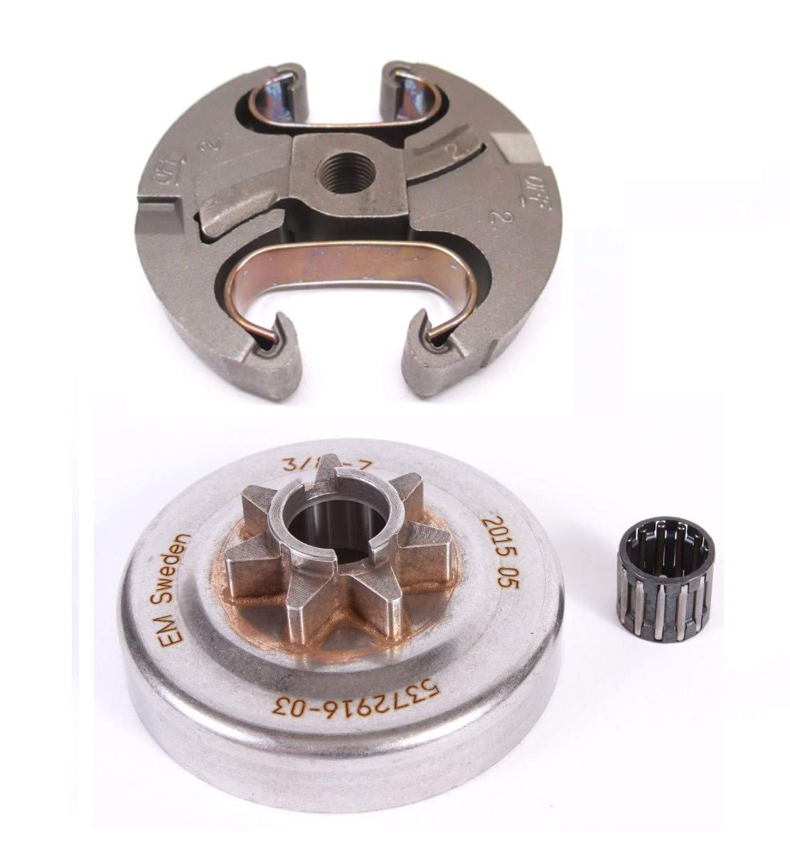 Husqvarna 537110503 & 537291604 Clutch & Clutch Drum For 455 Rancher 460 Oem